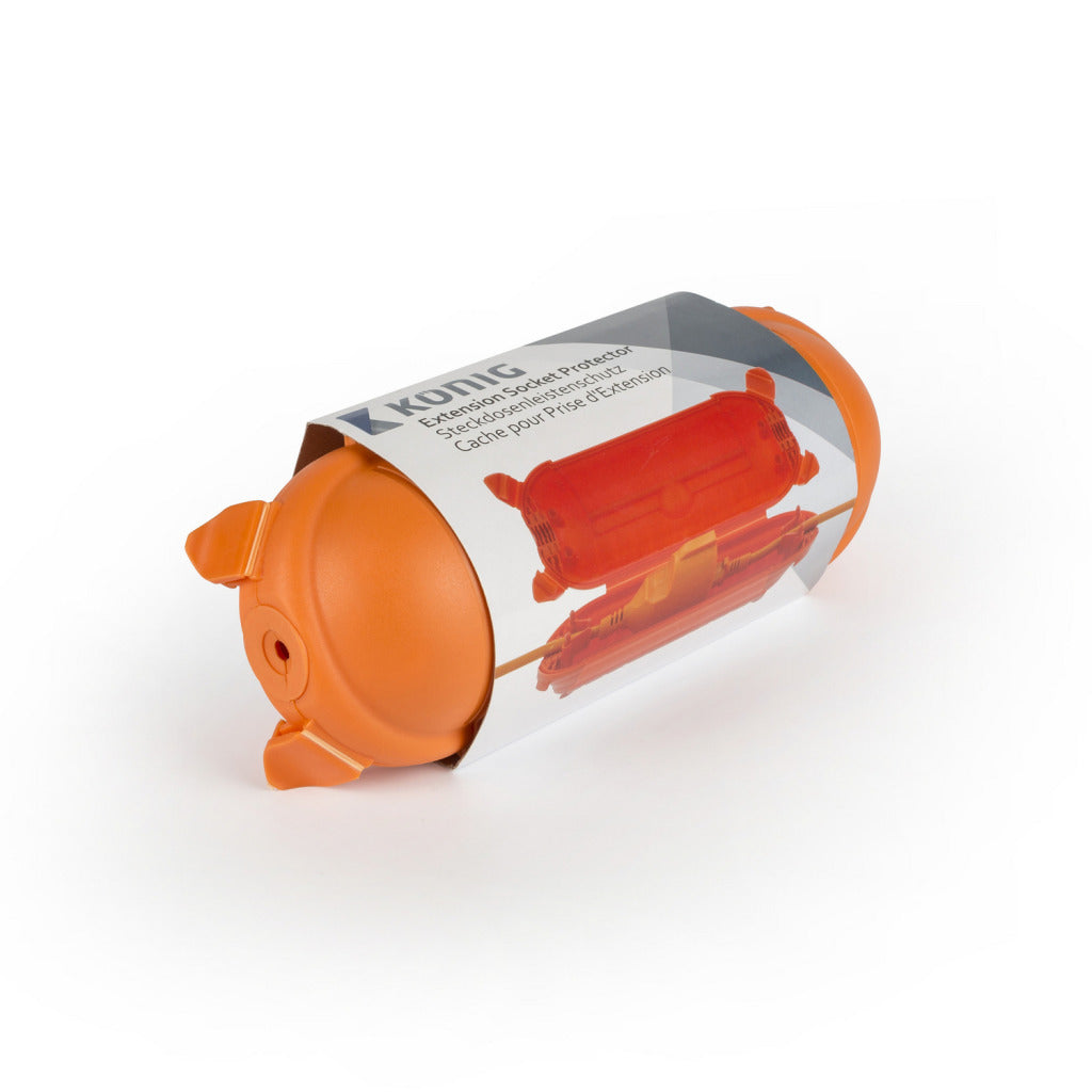 Kouml;nig könig ecbox1 boîtier de prise ip44 orange