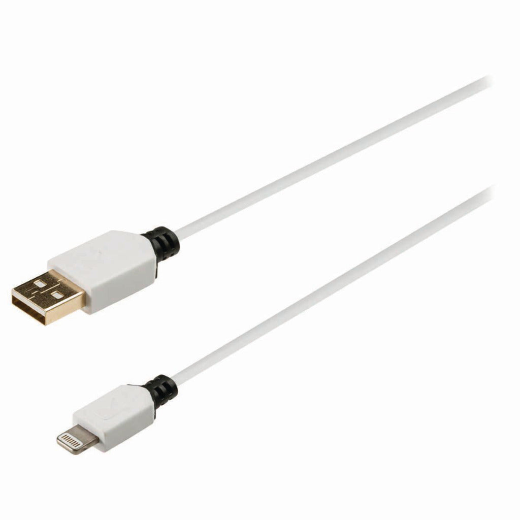 Nedis CCBW39300WT10 Data og lading av kabel Apple Lightning 8-Pins Mann- USB En mannlig 1,0 m hvit