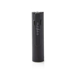 Adaptateur Nedis hpba100bk pour casque Bluetooth®, microphone intégré, autonomie jusqu'à 5 heures, casque sans fil