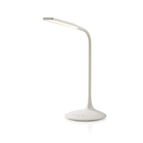 Nedis LTLG3M1WT2 Lampe de table LED à intensité variable Commande tactile 3 modes d'éclairage Batterie rechargeable 250 lm