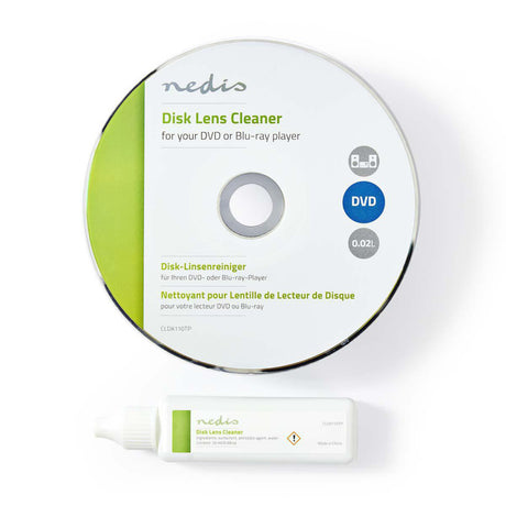Nedis cldk110tp nettoyant pour lentilles Blu-ray DVD 20 ml