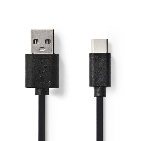 Nedis ccgp60600bk01 Câble USB 2.0 type-c mâle - un mâle 0,1 m noir