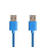 NEDIS CCGP61000BU20 USB 3.0 Kabel En hane - en hane 2,0 m blå