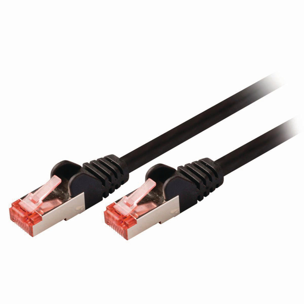 NEDIS CCGP85221BK05 CAT6 S FTP Network Cable RJ45 MANA - RJ45 MANA 0,5 M SVAR