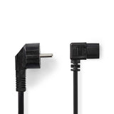 NEDIS CEGP10020BK100 matkabel Schuko Male Haaks IEC-320-C13 Titta på 10 m svart