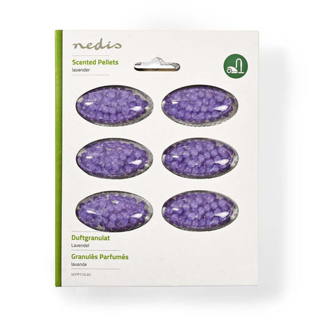 Nedis vcfp112lav perles parfumées pour aspirateur lavande 6 pièces