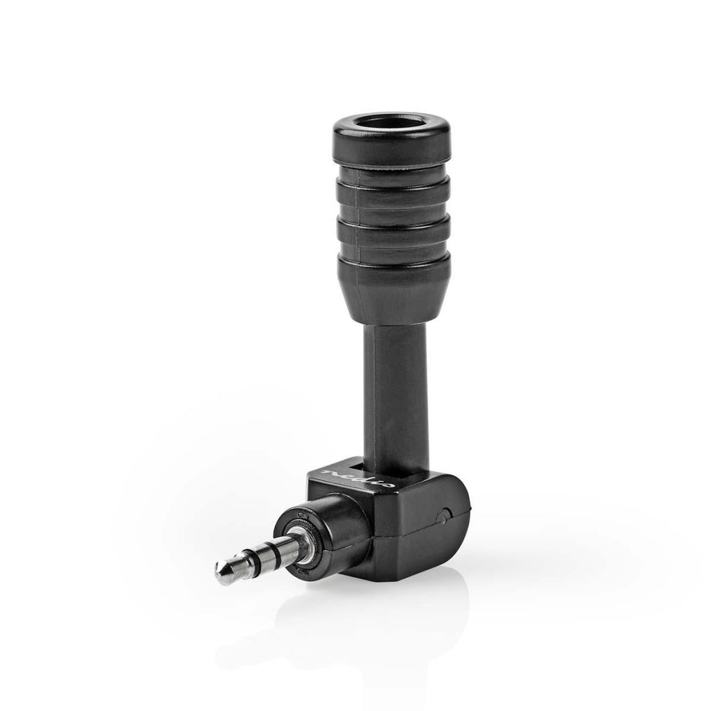 NEDIS MICMJ100BK Micrófono Mini Plug-in de 3.5 mm Negro