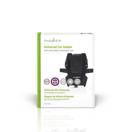 Nedis scmt100bk support de smartphone pour la voiture universel