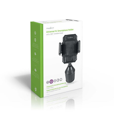 Nedis scmt200bk support de smartphone pour la voiture universel 360 degrés; rotatif