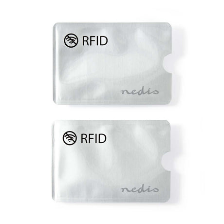 Nedis privrf10al protecteur de carte rfid, paquet de 2