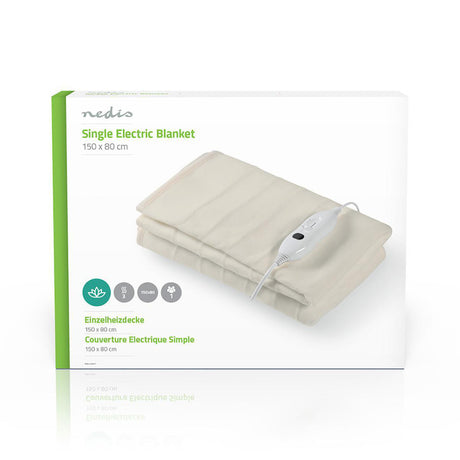Couverture électrique Nedis pebl110cwt1 1 personne