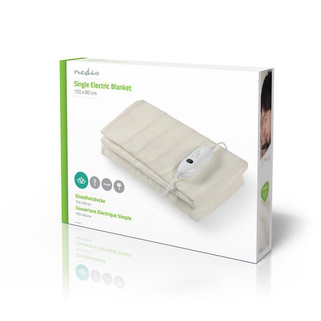 Couverture électrique Nedis pebl110cwt1 1 personne