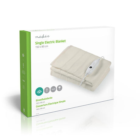 Couverture électrique Nedis pebl110cwt1 1 personne