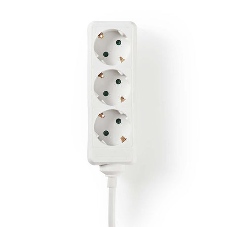 Nedis exso315f1wt prise contact de protection 3 voies 1,5 m blanc
