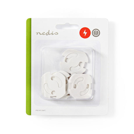 Nedis prevpc10wt protecteur pour prise murale type-f (schuko)