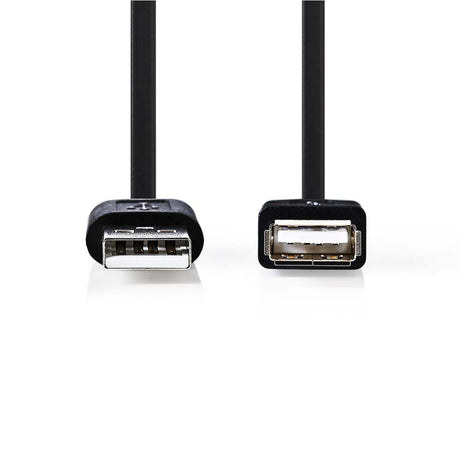 Nedis ccgt60010bk30 câble usb 2.0 a mâle - usb a femelle 3,0 m noir