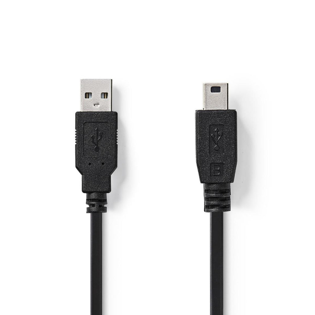 Nedis ccgt60300bk10 câble usb 2.0 a mâle - mini 5 broches mâle 1,0 m noir