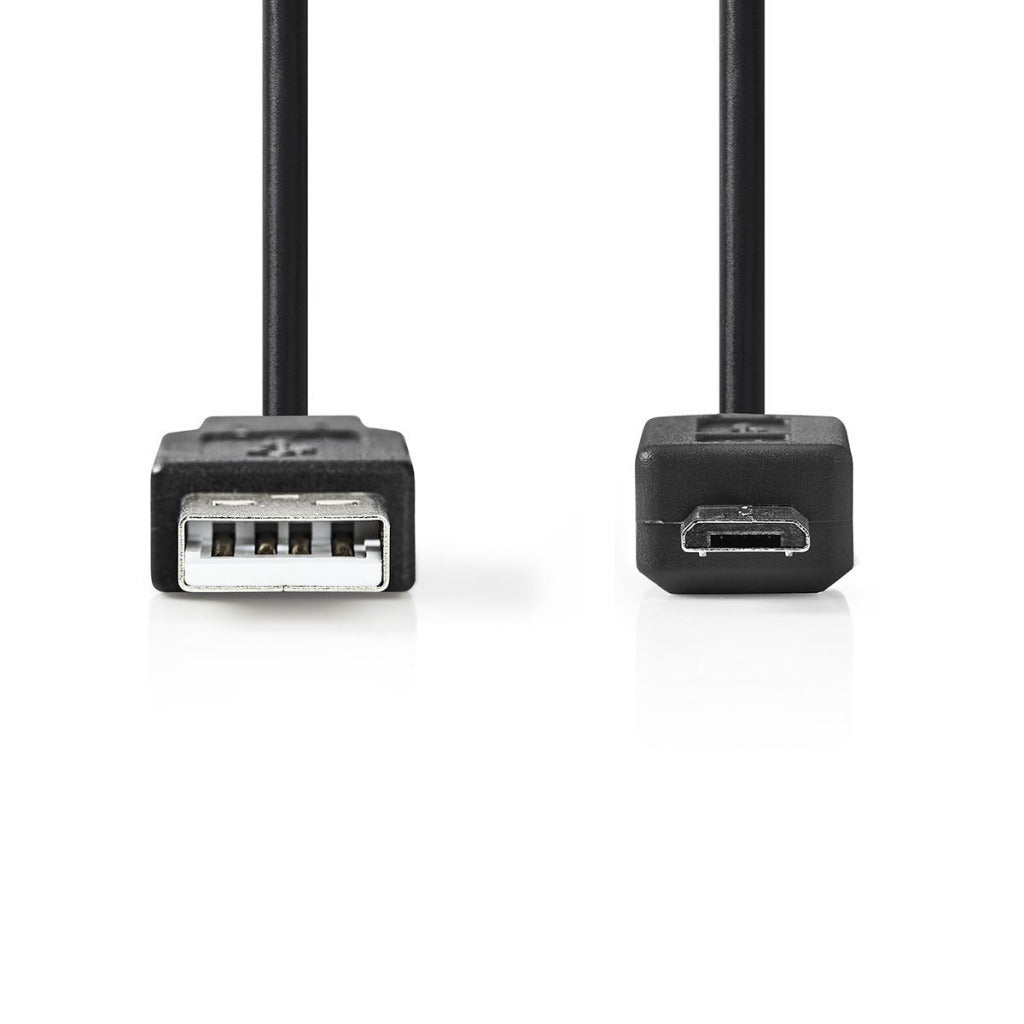 Nedis ccgt60500bk20 câble usb 2.0 a mâle - micro b mâle 2,0 m noir