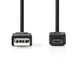 Nedis ccgt60500bk20 câble usb 2.0 a mâle - micro b mâle 2,0 m noir