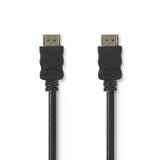 NEDIS CVGT34000BK15 High Speed ​​HDMI -kabel med Ethernet HDMI -anslutning HDMI -kontakt 1,5 m svart