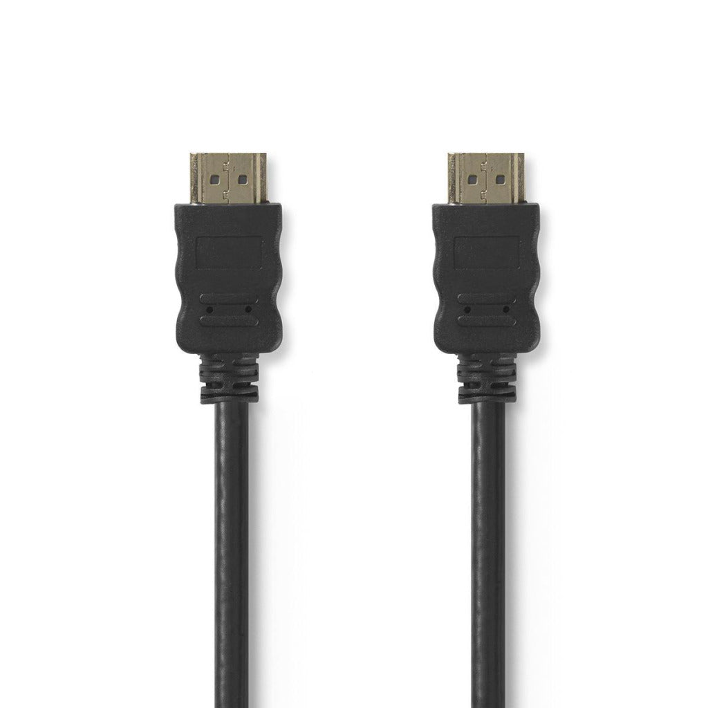 Nedis CVGT34000bk20 câble HDMI haute vitesse avec connecteur Ethernet HDMI - connecteur HDMI 2,0 m noir