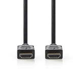 Nedis CVGT34000bk20 câble HDMI haute vitesse avec connecteur Ethernet HDMI - connecteur HDMI 2,0 m noir
