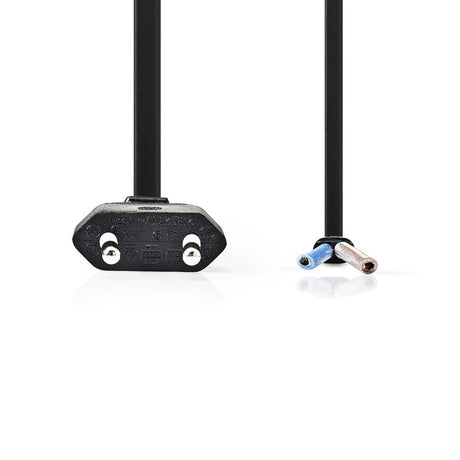 Nedis pcgp11700bk20 câble d'alimentation prise euro - extrémité de câble ouverte 2,0 m noir