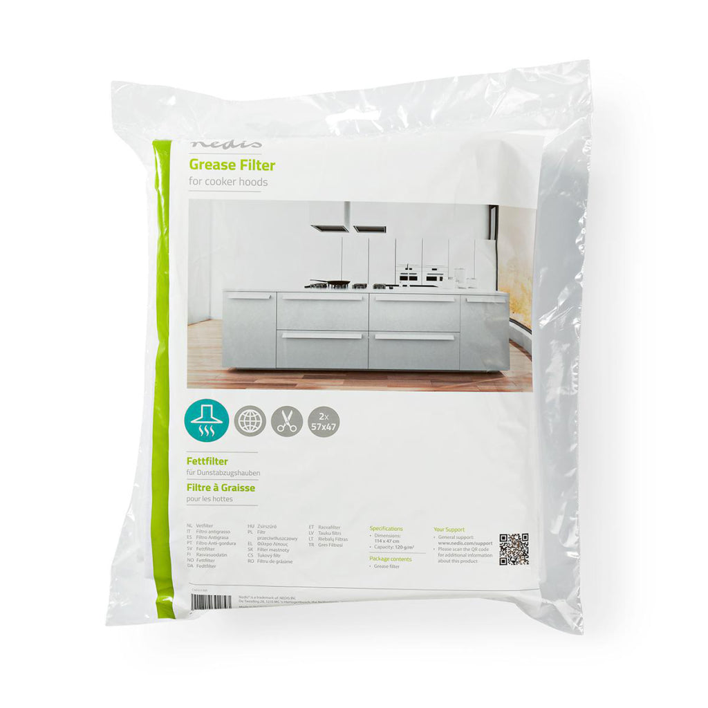 Filtre à graisse Nedis chfi111mi pour hotte aspirante 114 cm x 47 cm 100 g m²