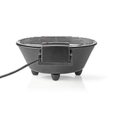 NEDIS BBQE112BK Barbacoa eléctrica alrededor de 30 cm 1250 vatios