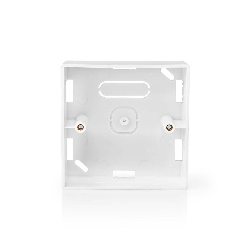 NEDIS WIFIWB10WT Caja de construcción Montaje de pared 86 x 86 mm blanco