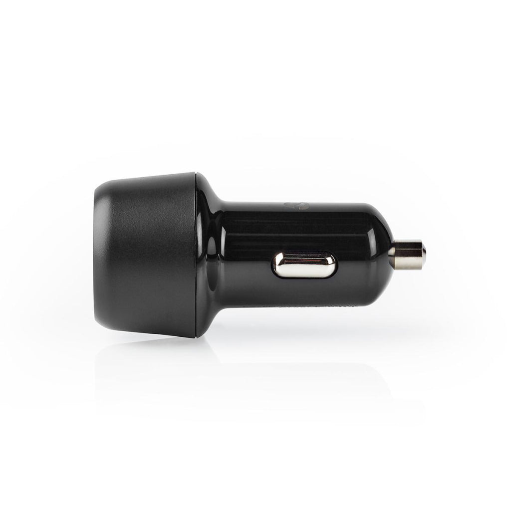 Nedis CCPD18W100BK CAR Ladegerät 3.0 A USB-A USB-C-Stromversorgung 18 W Schwarz