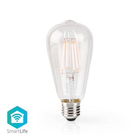 Nedis wifilf10wtst64 lampe à incandescence LED intelligente wi-fi e27 st64 5 w 500 lm