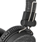 Nedis FSHP250AT Bluetooth® headphones with woven fabric covered on-ear | 18 hours playing time Anthracite black