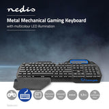 NEDIS GKBD400BKUS TASTANZA GIOCO MECCANICA RGB LIGHTING US INTERNATIONAL DESIGN