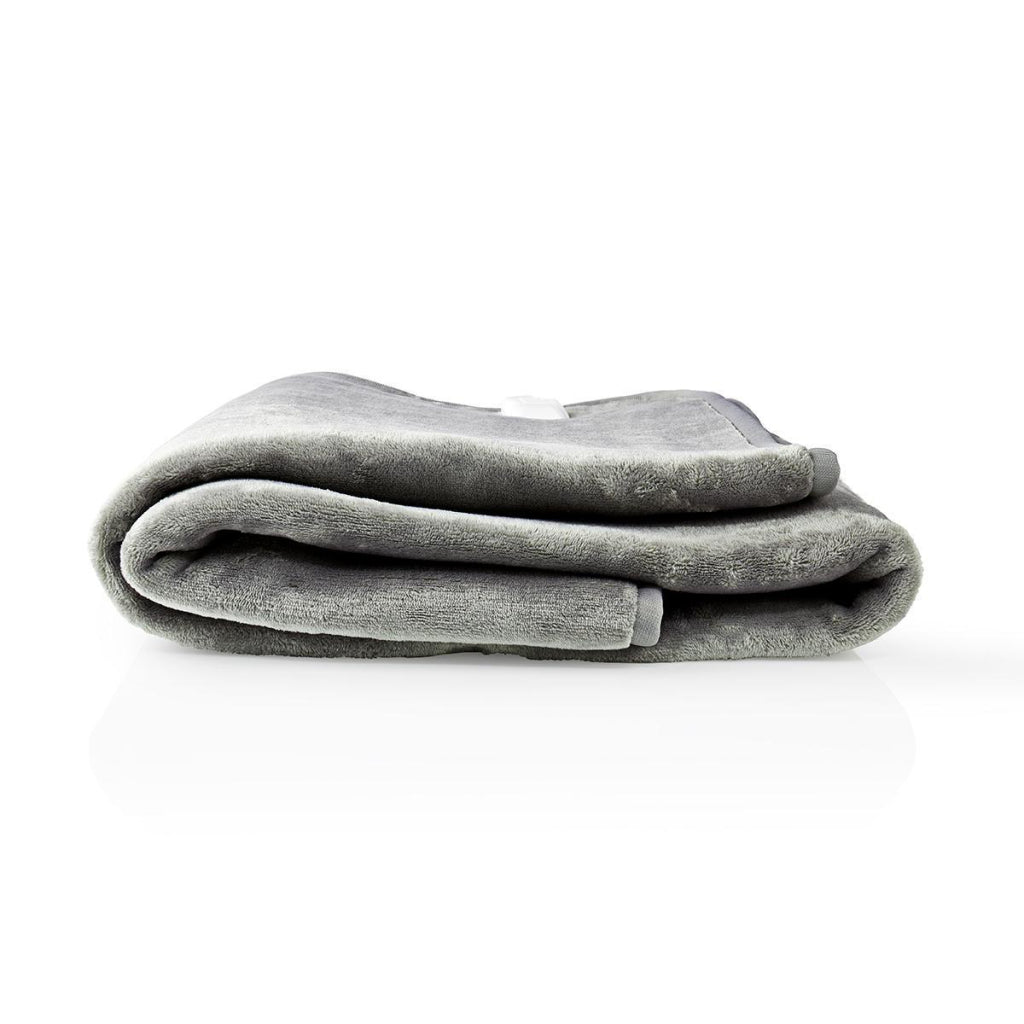 Nedis pebl130cwt1 couverture chauffante sous-couverture 150 x 80 cm 9 réglages de chaleur voyant lumineux protection contre la surchauffe
