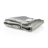 Nedis pebl130cwt1 couverture chauffante sous-couverture 150 x 80 cm 9 réglages de chaleur voyant lumineux protection contre la surchauffe