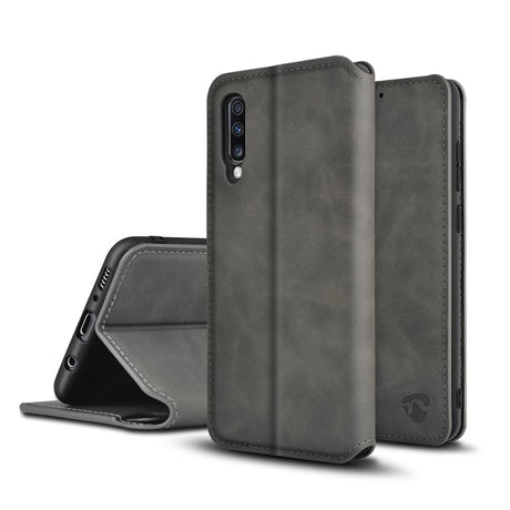 Nedis ssw10021bk livre portefeuille souple pour samsung galaxy a50 noir
