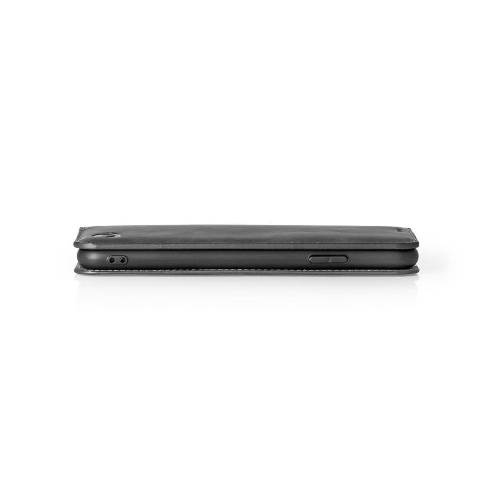 Nedis ssw10021bk livre portefeuille souple pour samsung galaxy a50 noir