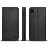Nedis swb10022bk portefeuille livre pour Samsung Galaxy M10 noir