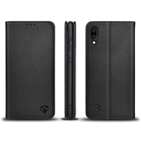 Nedis swb10022bk portefeuille livre pour Samsung Galaxy M10 noir