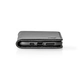Nedis swb10022bk portefeuille livre pour Samsung Galaxy M10 noir