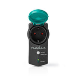 NEDIS RFPOM120FBK RF Smart Plug Outdoor IP44 op RF Mesh Rettungsfreie Fuko Type F 3880