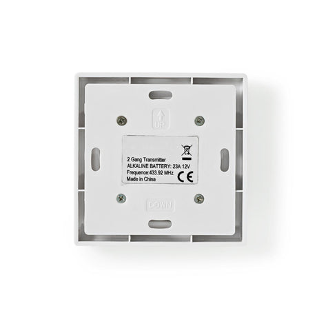 Nedis rfws20wt rf interrupteur d'éclairage intelligent double