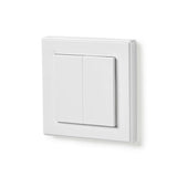 Nedis rfws20wt rf interrupteur d'éclairage intelligent double