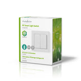 Nedis rfws20wt rf interrupteur d'éclairage intelligent double