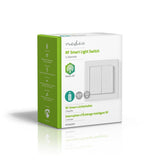 Nedis rfws20wt rf interrupteur d'éclairage intelligent double