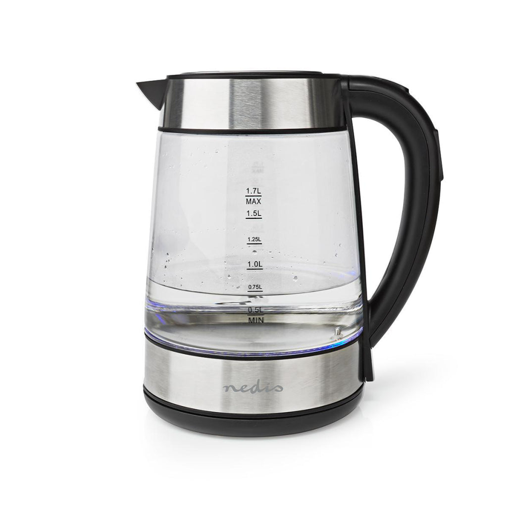 NEDIS KAWK320EGS KETTLE 1,7 L 360 ° Szkło