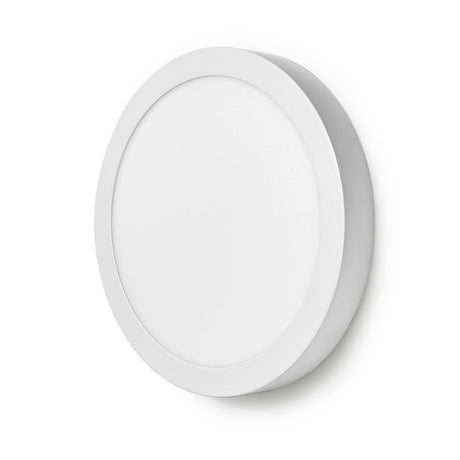 Nedis wifilaw20wt plafonnier intelligent wi-fi rond oslash; 30 cm blanc chaud à froid 1200 lm 18 w design fin aluminium