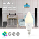 Nedis wifilc11wte14 lampe LED intelligente wi-fi couleur et blanc chaud E14