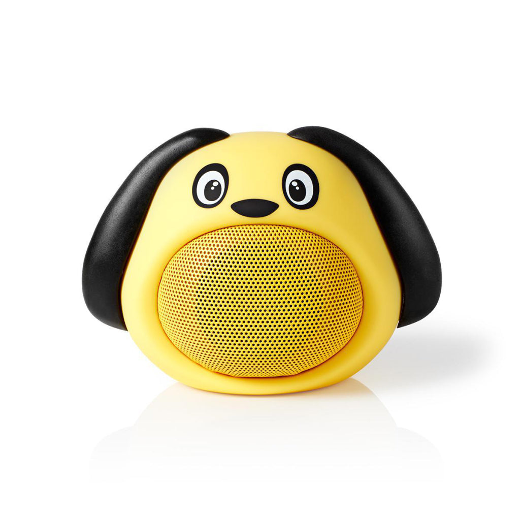 Nedis SPBT4110yw Animatichs Bluetooth Speaker 3 ore di gioco di tempo di gioco -Chiamata Dusty Dog